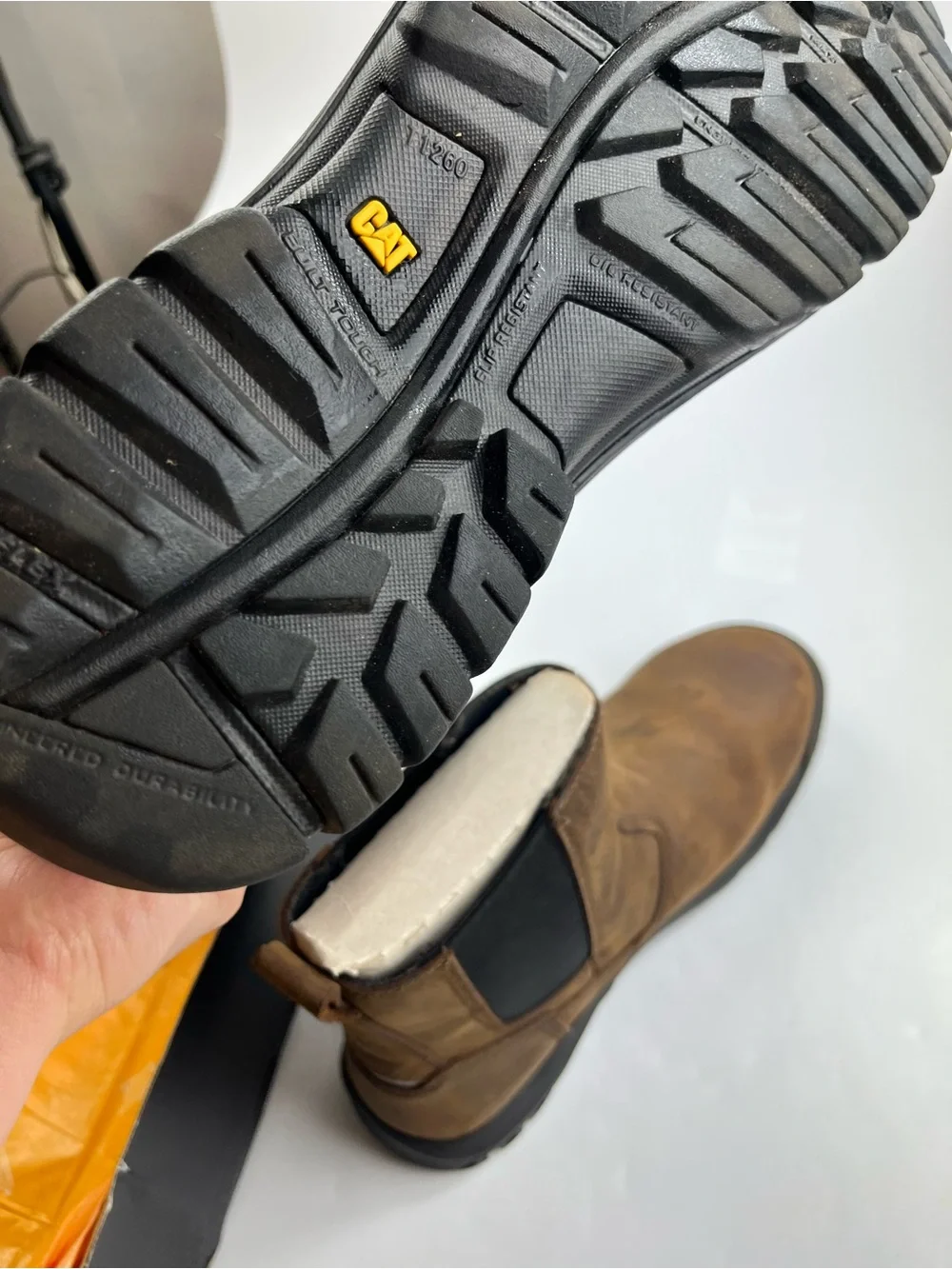 Caterpillar Men's Wheelbase Steel Toe Work Boot  Size 11.5